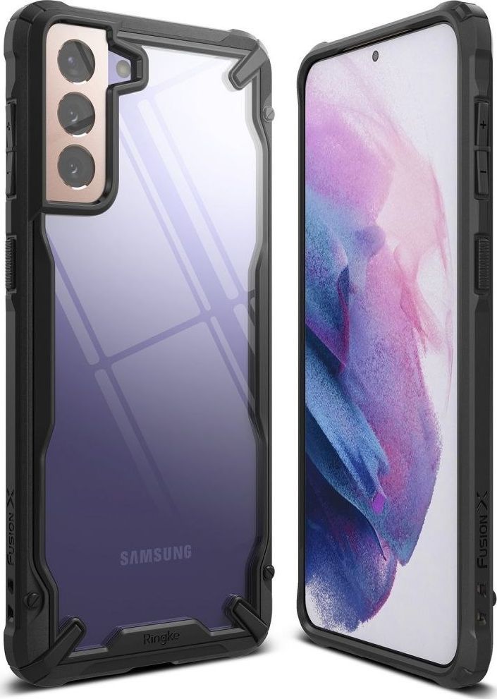 Ringke Etui Ringke Fusion X do Samsung Galaxy S21+ Plus Black 1