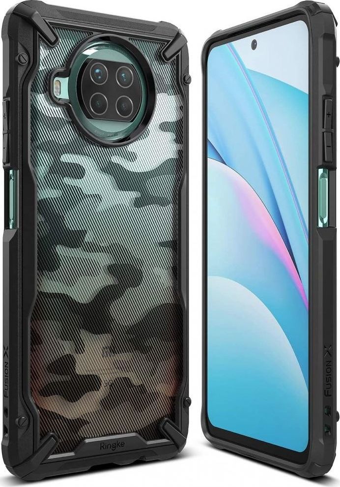 Ringke Etui Ringke Fusion X do Xiaomi Mi 10T Lite Camo Black 1