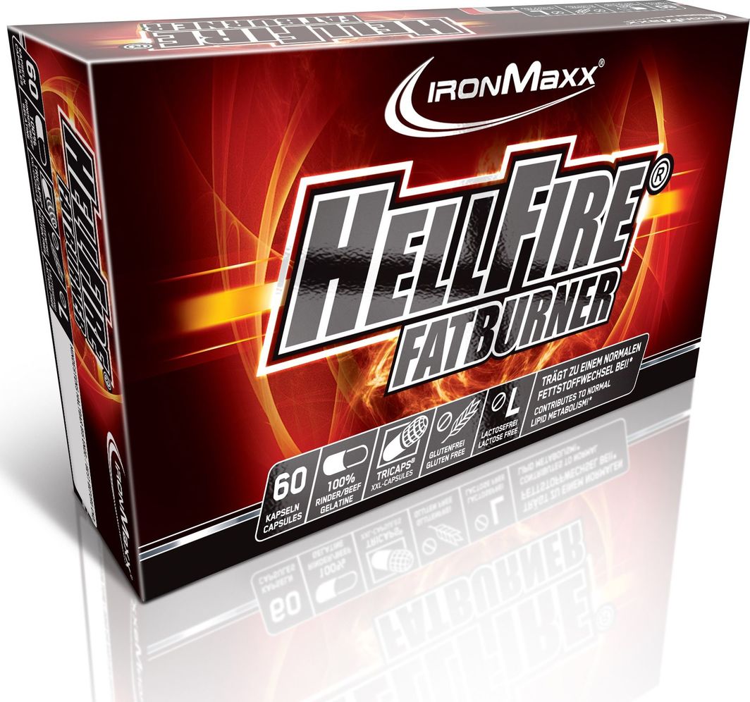 IronMaxx Ironmaxx Hellfire Fatburner - Spalacz tłuszczu 60 kap. 1