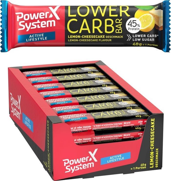 Power System Power System LOWER CARB Protein baton 40g Sernik cytrynowy 1