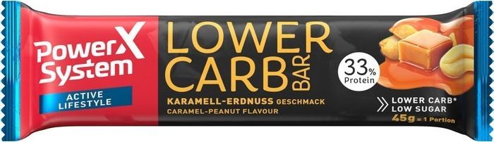 Power System Power System LOWER CARB Protein baton białkowy 45g Karmel z orzeszkami 1