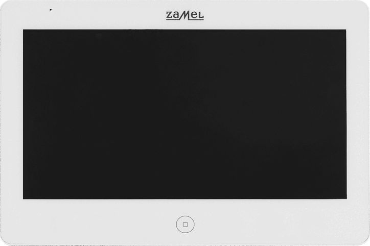 Zamel Wideomonitor 10 calowy IPS HD z dotykowym ekranem oraz bramką WiFi biały VP-810WHDWIFI ENT10000466 1