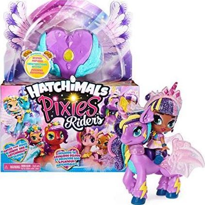 Figurka Spin Master Hatchimals Pixies Riders Moonlight - laleczka Mia Pixie i zwierzak Unicornix (6059380) 1