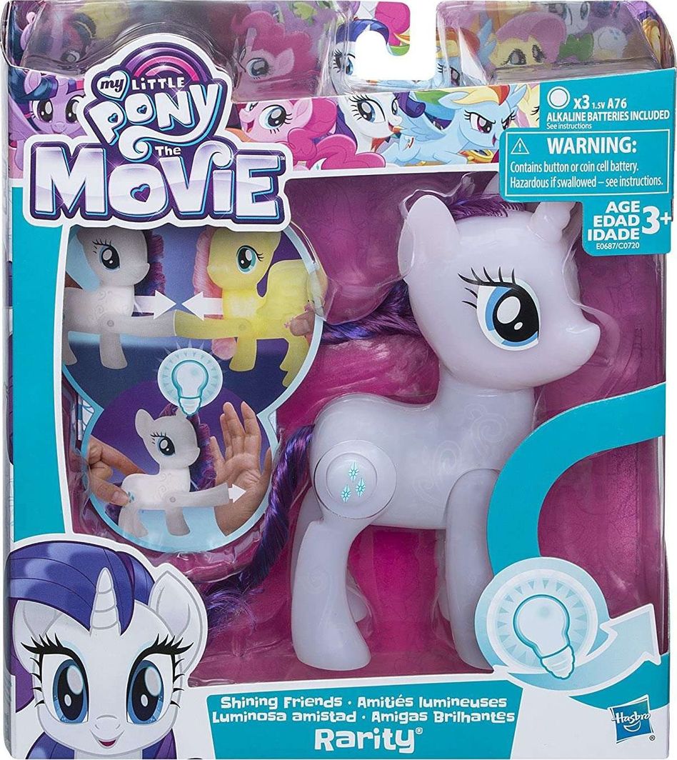 Figurka Hasbro My Little Pony Kucyk świecące kopytka - Rarity (E0687) 1