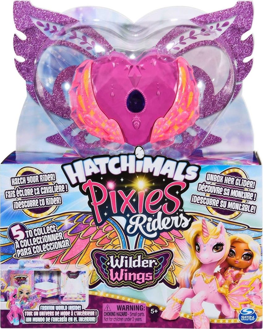 Figurka Spin Master Hatchimals Pixies Riders fioletowy (20128606) 1