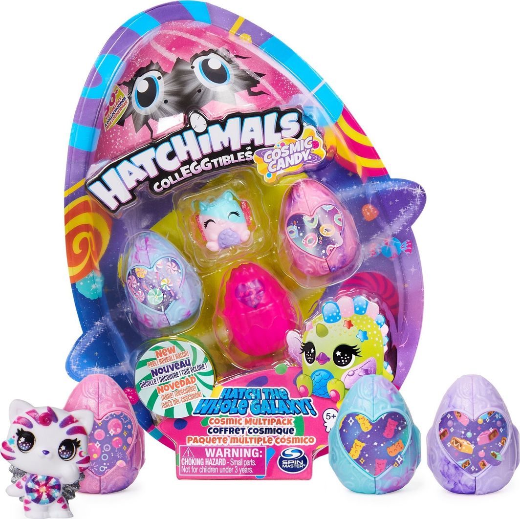 Figurka Spin Master Hatchimals Zestaw 3 figurek w jajkach i bonus Cosmic Candy 1