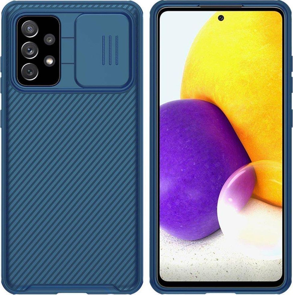 Nillkin Etui Nillkin CamShield Pro do Samsung Galaxy A72 5G/4G (Niebieskie) uniwersalny 1