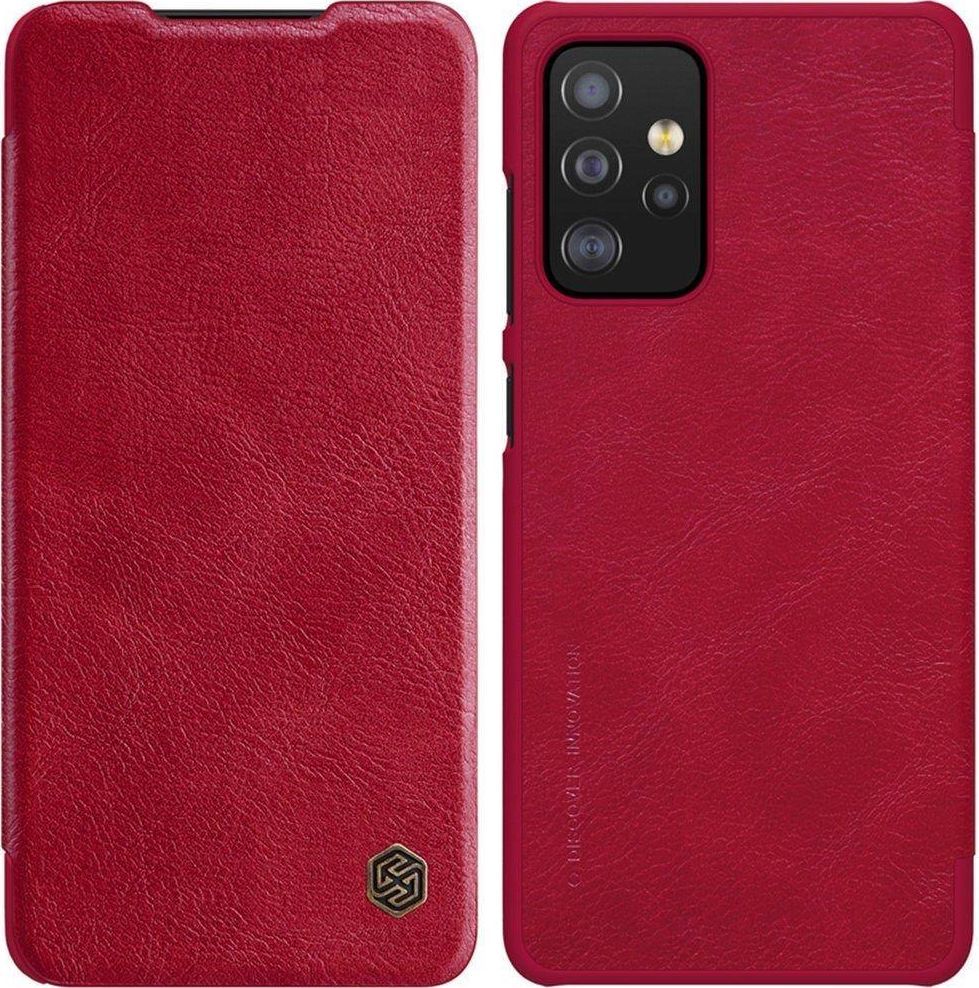 Nillkin Etui Nillkin QIN do Samsung Galaxy A52 5G/4G (Czerwone) uniwersalny 1
