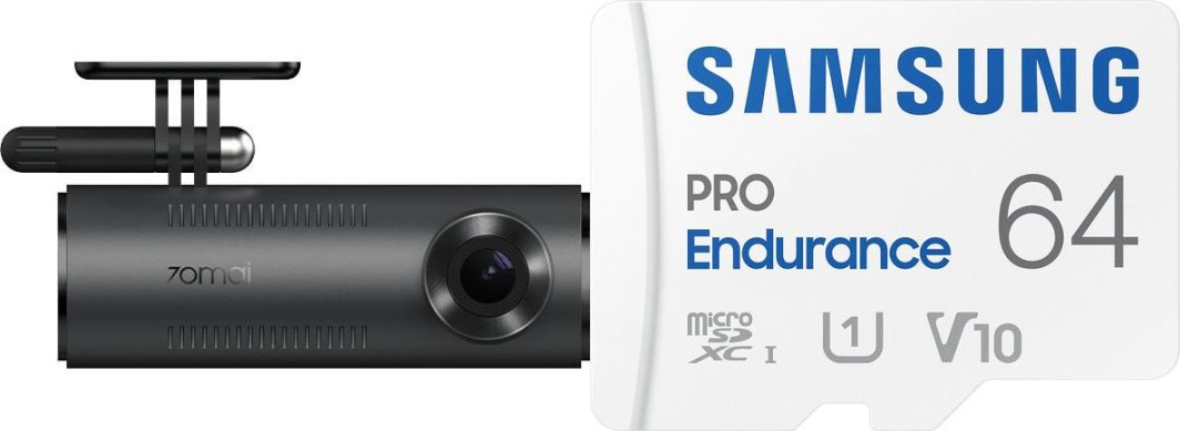 Wideorejestrator 70mai Wideorejestrator 70mai M310 + Karta Samsung PRO Endurance 2022 MicroSDXC 64 GB Class 1