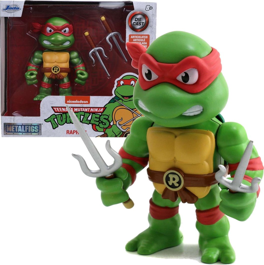 Figurka Jada Toys Figurka metalowa Wojownicze Żółwie Ninja Raphael 10 cm 1