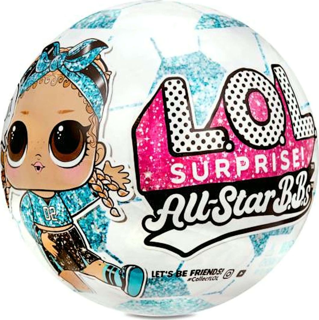 MGA L.O.L. Surprise kula All Star BBs z laleczką piłkarką 1