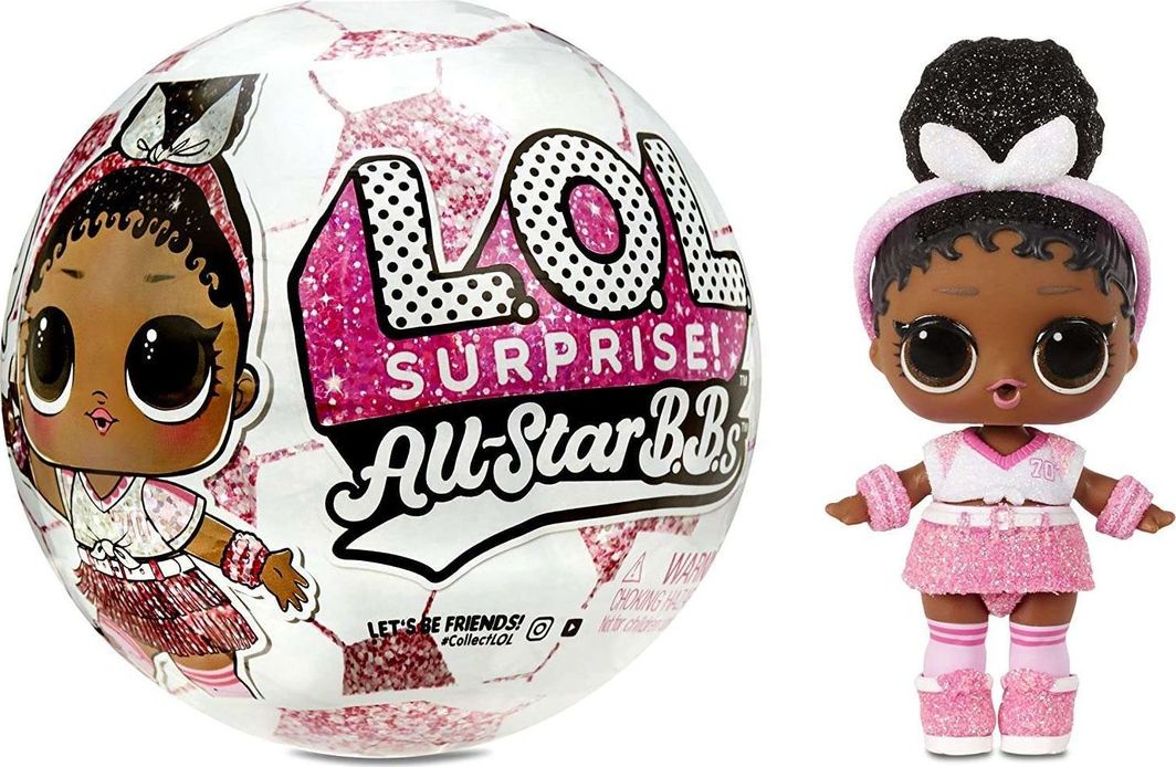 MGA L.O.L. Surprise kula All Star BBs z laleczką piłkarką 1