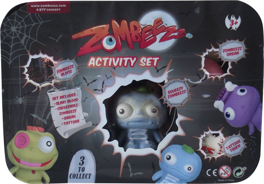 Figurka Tm Toys Zombeezz zestaw aktywności figurka Zombiaka slime+żelowy organ 1