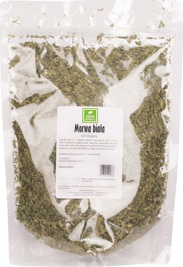 GREEN ESSENCE Morwa biała - liść krojony 250 g - dla cukrzyków 1