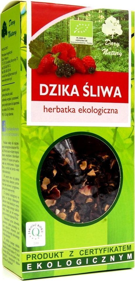 Dary Natury Dzika Śliwa - herbatka ekologiczna 100 g - Dary Natury 1