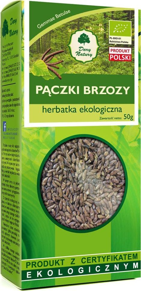 Dary Natury Pączki brzozy - herbatka ekologiczna 50 g - Dary Natury 1