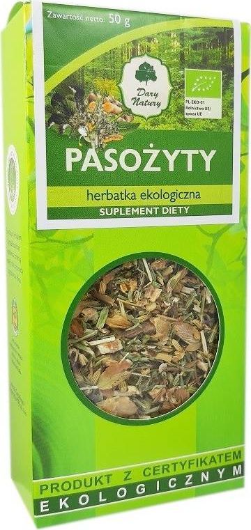 Dary Natury Herbatka Pasożyty Ekologiczna - suplement diety BIO 50 g - Dary Natury 1