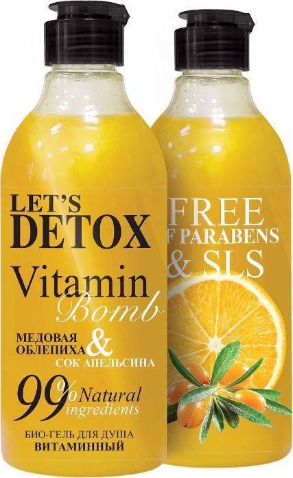 Fitokosmetik BODY BOOM Naturalny bio żel pod prysznic nawilżający VITAMIN BOMB, 380ml 1
