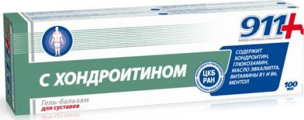 twins tek Żel do stawów z chondroityną 911", 100 ml - Twins Tec 1