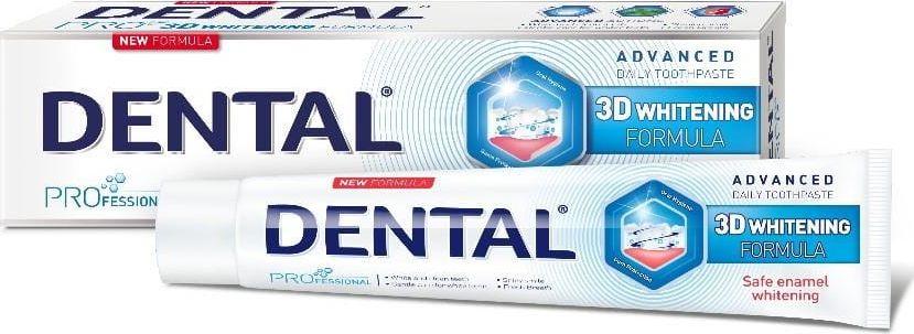 Dental DENTAL PRO 3D Wybielająca pasta do zębów, 75 ml 1