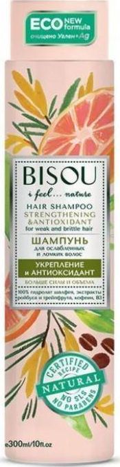 Bisou Szampon do włosów słabych i łamliwych Wzmacniający300 ml 1