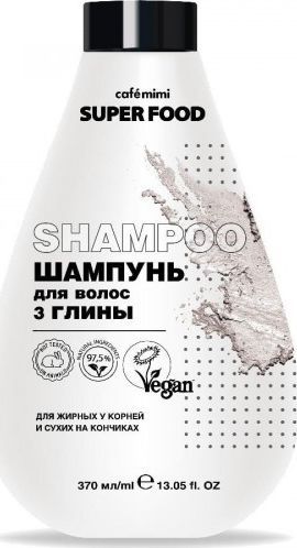 Cafe Mimi Szampon do włosów Głęboko Oczyszczający 3 gliny 370 ml 1