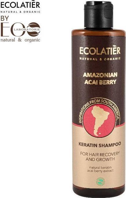 Ecolatier Keratynowy szampon do włosów Regeneracja i wzrost 250 ml 1