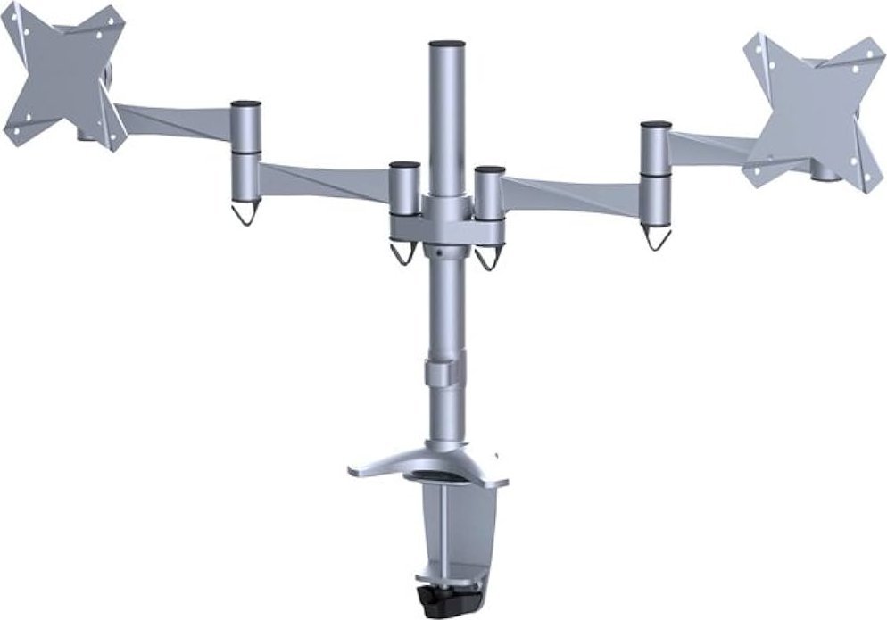 Neomounts Uchwyt biurkowy na 2 monitory 10" - 27" (FPMA-D1330DSILVER) 1