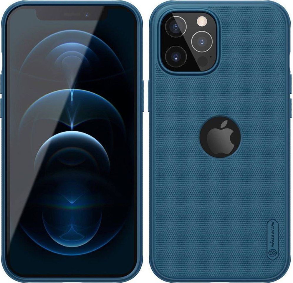 Nillkin Etui Nillkin Frosted Mag do Apple iPhone 12/12 Pro (Niebieskie) uniwersalny 1