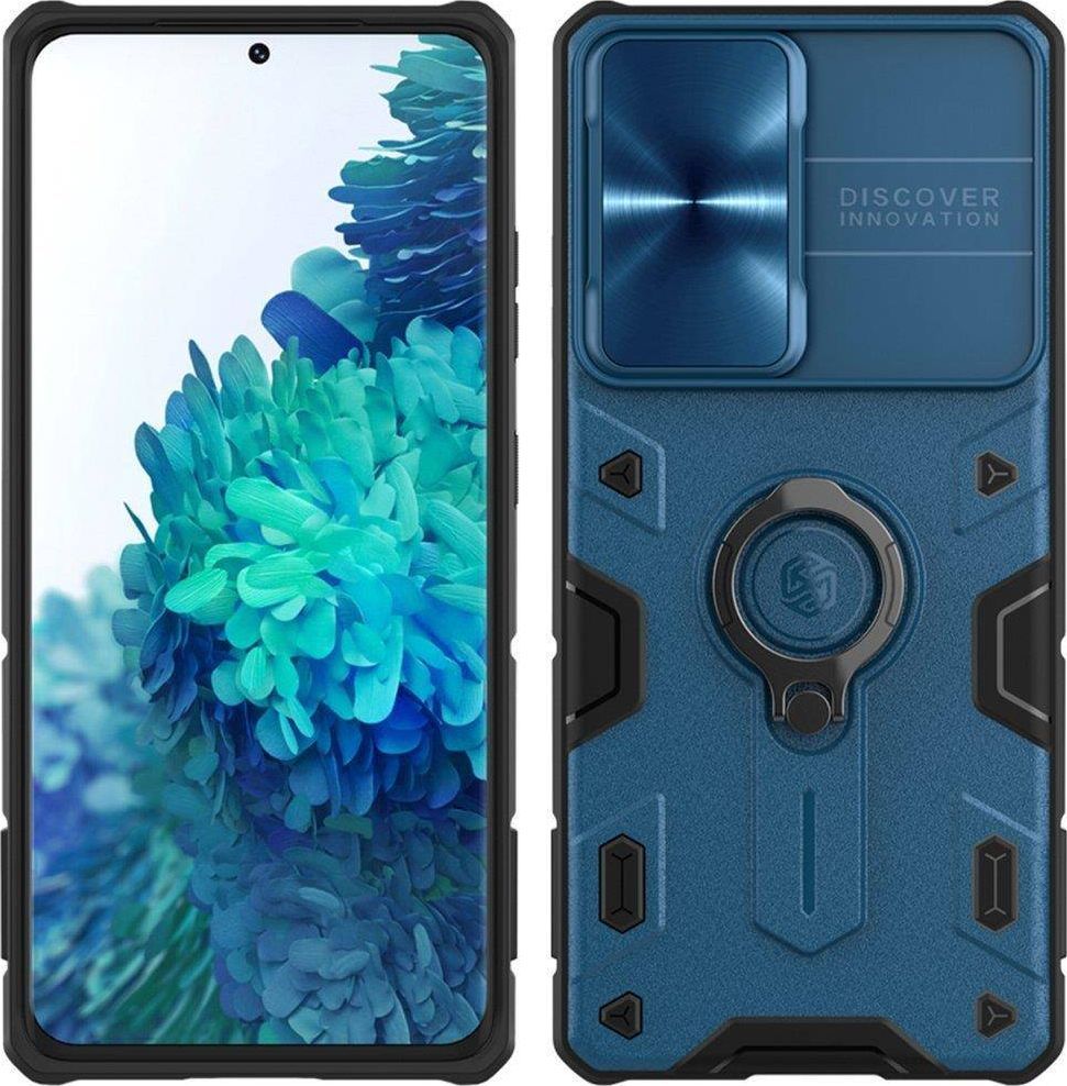 Nillkin Etui Nillkin CamShield Armor do Samsung Galaxy S21 Ultra (Niebieskie) uniwersalny 1