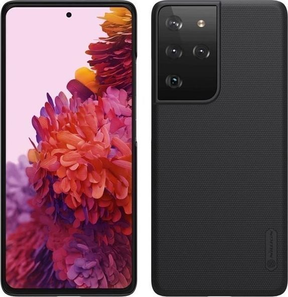 Nillkin Etui Nillkin Frosted do Samsung Galaxy S21 Ultra (Czarne) uniwersalny 1