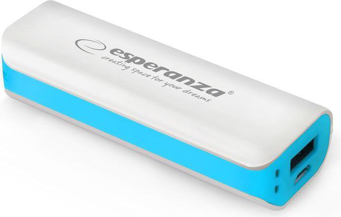 Powerbank Esperanza Joule 2200 mAh Biało-niebieski  (EMP103WB) 1