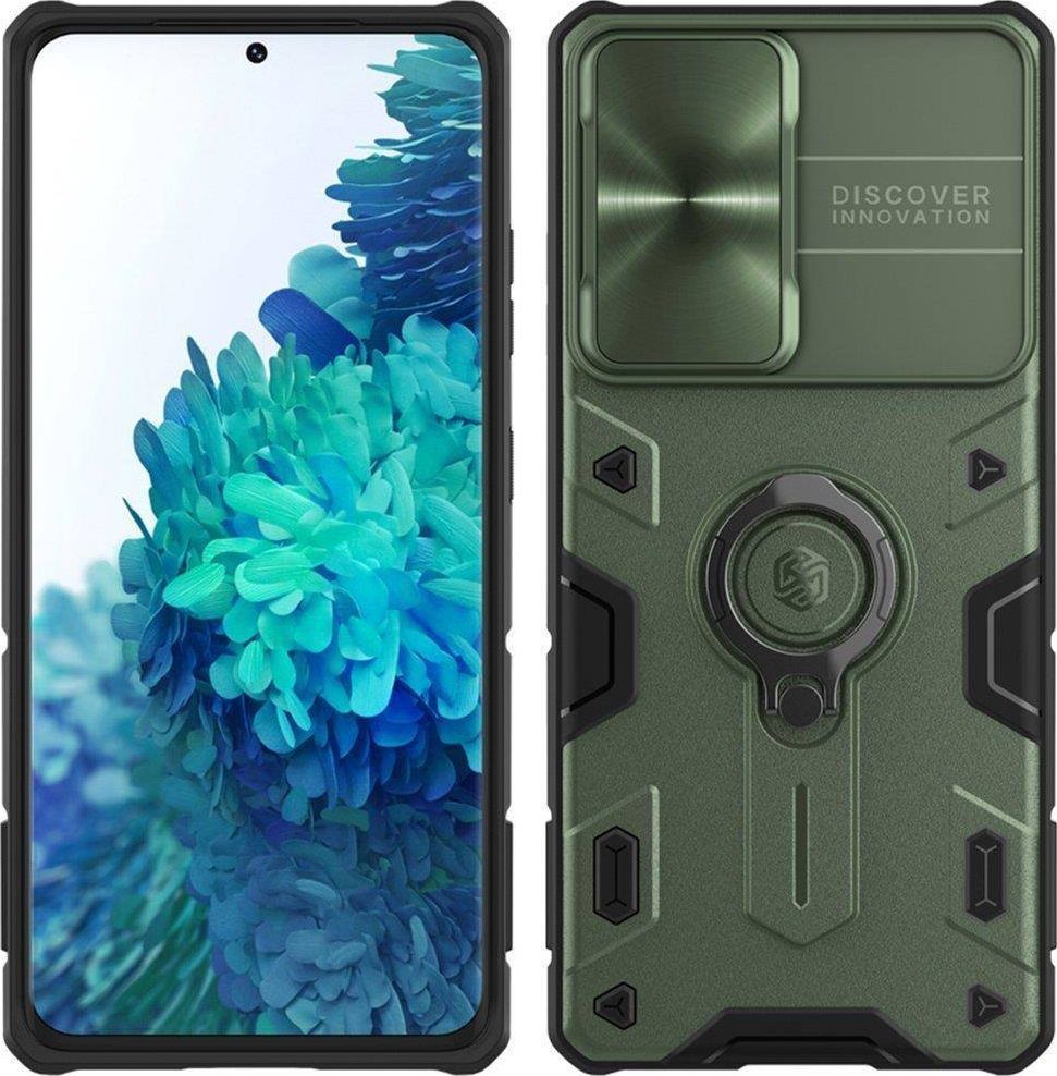 Nillkin Etui Nillkin CamShield Armor do Samsung Galaxy S21 Ultra (Zielone) uniwersalny 1