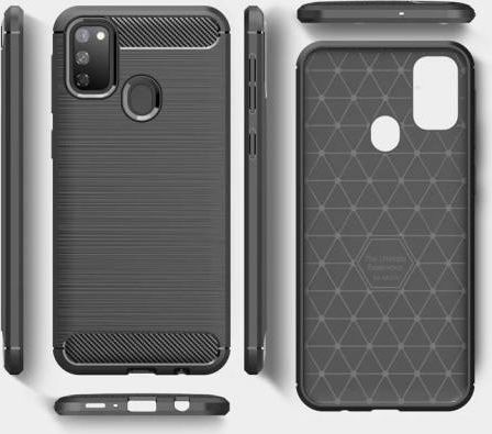 CASE ETUI CARBON LUX CZARNY SAMSUNG GALAXY A21S 1