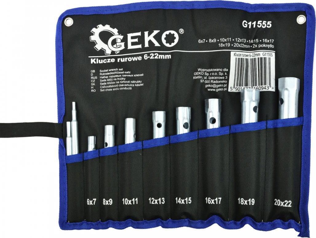 Geko KLUCZE RUROWE 6-22MM (12/24) G11555 GEKO 1