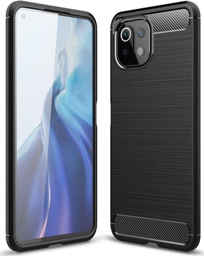Tech-Protect TECH-PROTECT TPUCARBON XIAOMI MI 11 LITE/MI 11 LITE 5G BLACK 1