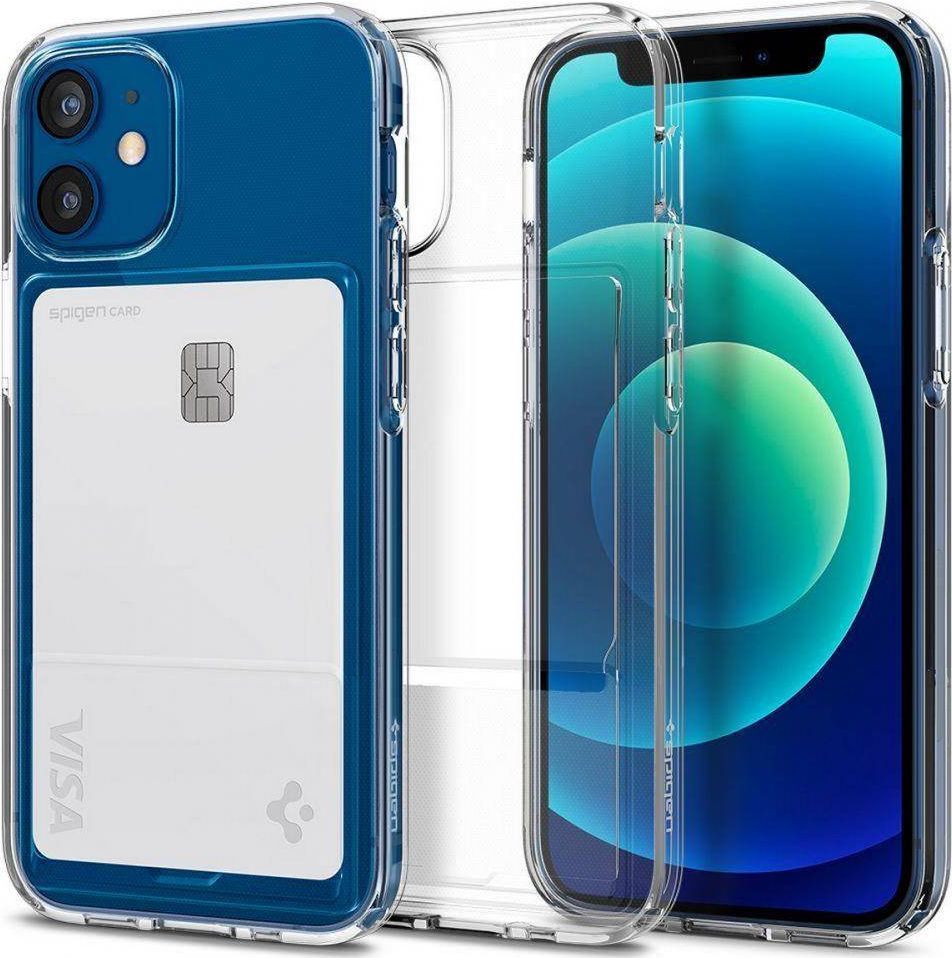 Crong SPIGEN CRYSTAL SLOT IPHONE 12 MINI CRYSTAL CLEAR 1