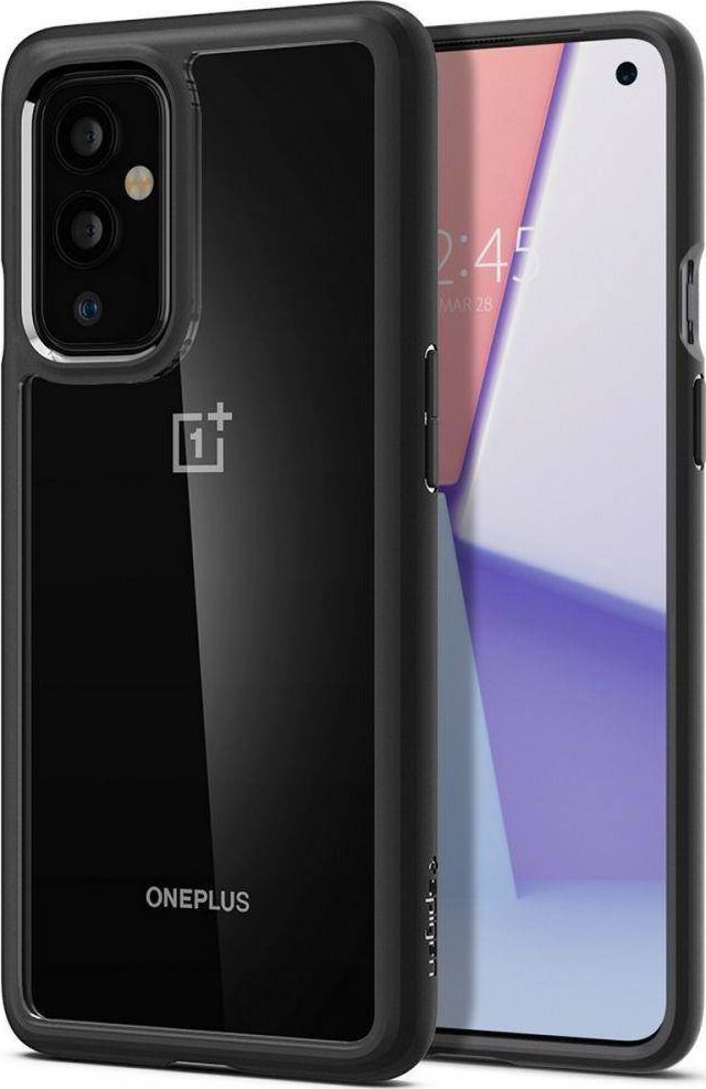 Crong SPIGEN ULTRA HYBRID ONEPLUS 9 MATTE BLACK 1