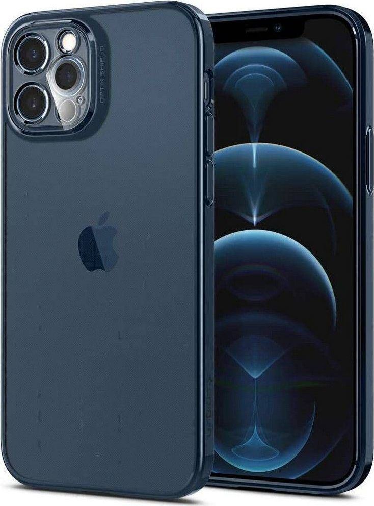 Crong SPIGEN OPTIK CRYSTAL IPHONE 12 PRO CHROME PACIFIC 1