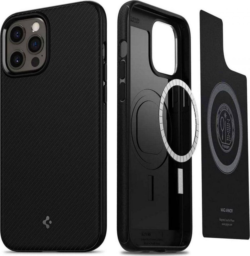 Crong SPIGEN MAG ARMOR IPHONE 12/12 PRO MATTE BLACK 1