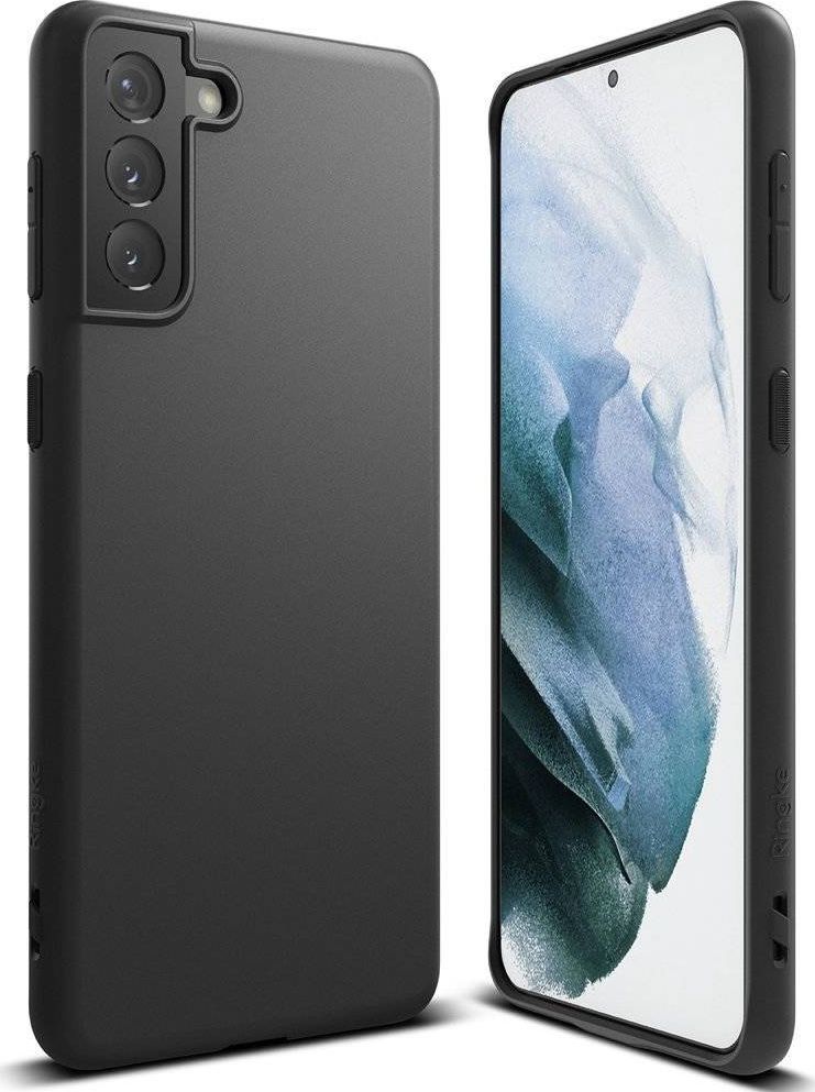 Ringke Ringke Air S ultracienkie żelowe etui pokrowiec Samsung Galaxy S21 5G czarny (ADSG0028) 1