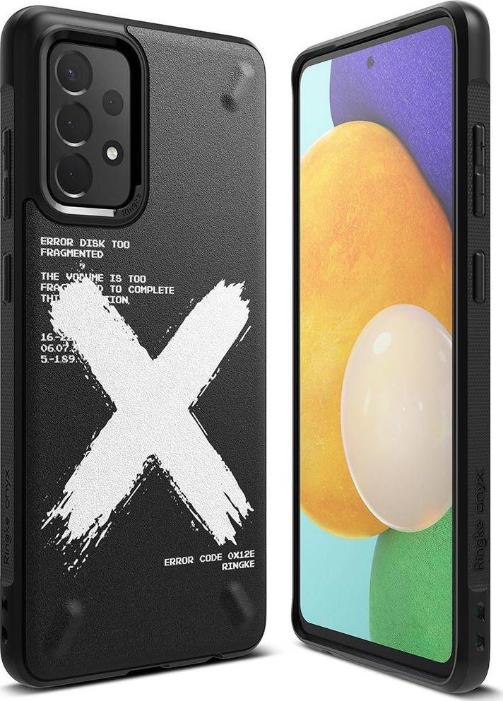 Ringke Ringke Onyx Design wytrzymałe etui pokrowiec Samsung Galaxy A52 5G / A52 4G czarny (X) (OXSG0046) 1