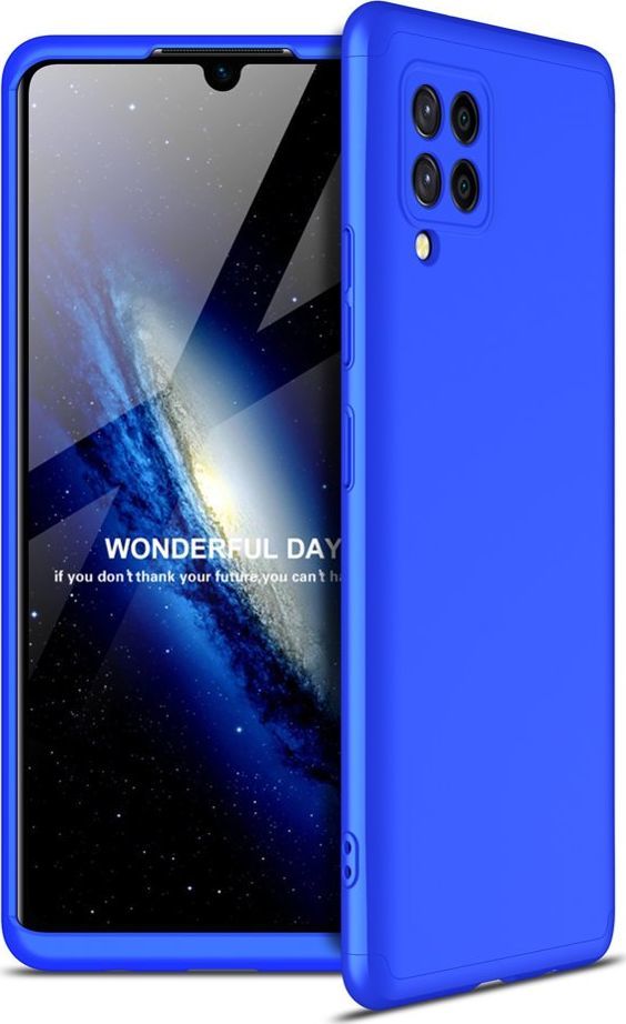 GKK GKK 360 Protection Case etui na całą obudowę przód + tył Samsung Galaxy A42 5G niebieski 1