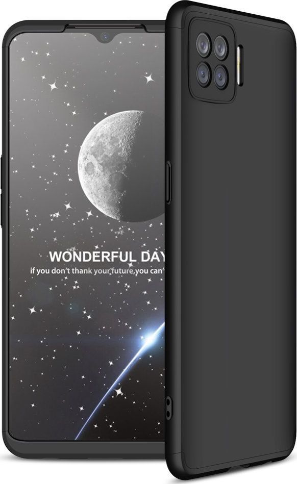 GKK GKK 360 Protection Case etui na całą obudowę przód + tył Oppo A73 czarny 1