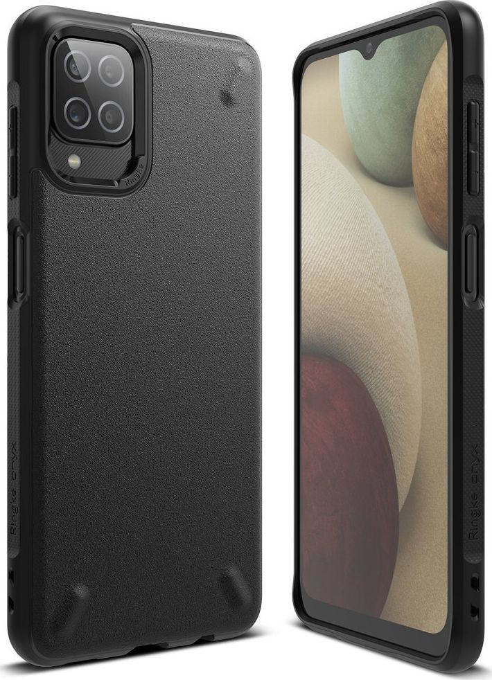 Ringke Ringke Onyx wytrzymałe etui pokrowiec Samsung Galaxy A12 czarny (OXSG0050) 1