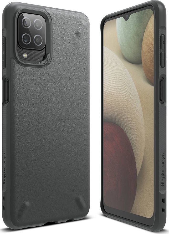 Ringke Ringke Onyx wytrzymałe etui pokrowiec Samsung Galaxy A12 szary (OXSG0052) 1