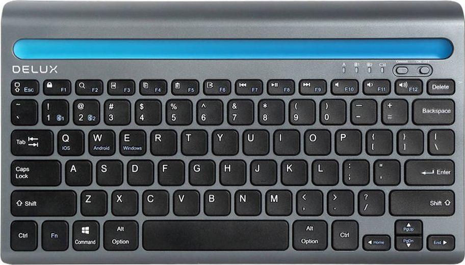 Klawiatura Delux K2201V Bezprzewodowa Szara US (K2201V) 1