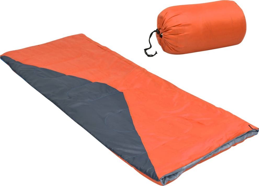 vidaXL Lekkie śpiwory prostokątne, 2 szt., pomarańczowe, 1100 g, 10C 1