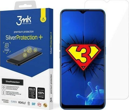 3MK 3MK Silver Protect+ Oppo A11x Folia Antymikrobowa montowana na mokro 1