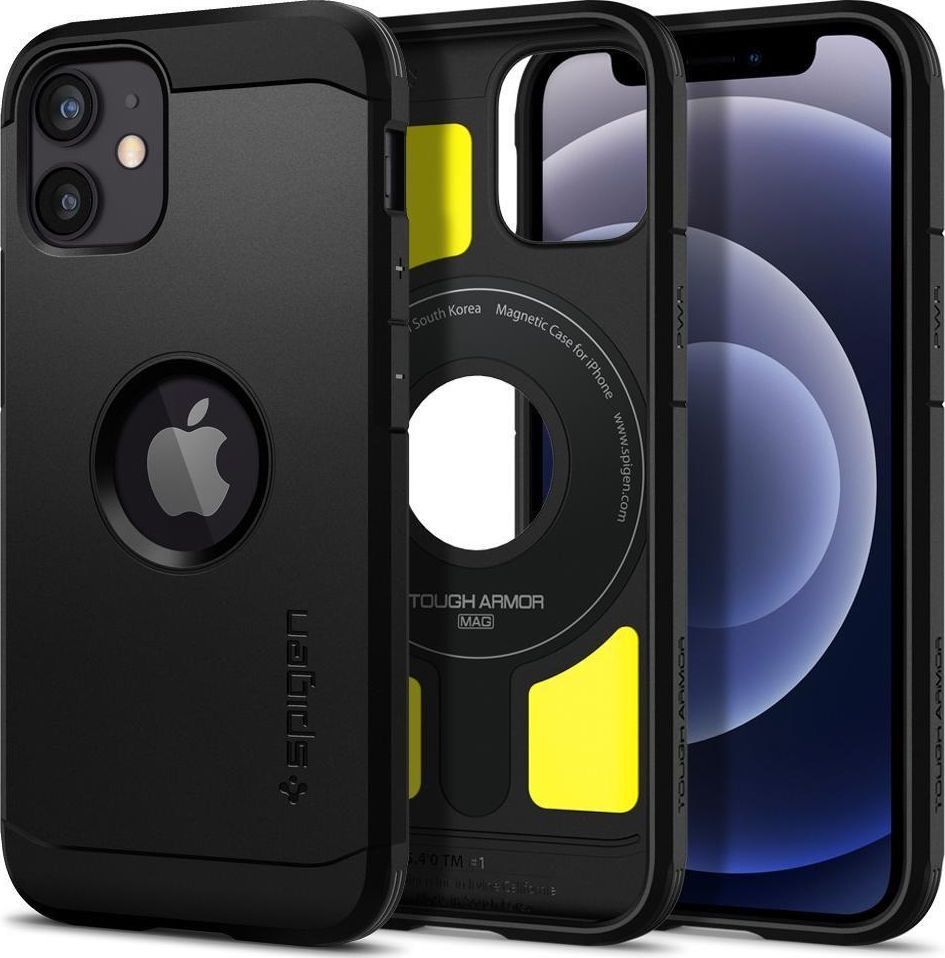 Spigen SPIGEN TOUGH ARMOR MAG MAGSAFE IPHONE 12 MINI BLACK 1